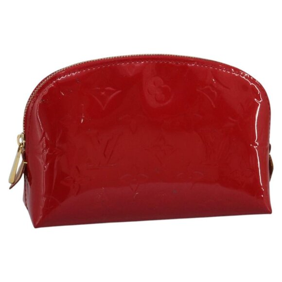 LOUIS VUITTON Monogram Vernis Pochette Cosmetic Pouch Slys M90172 LV Auth 115463